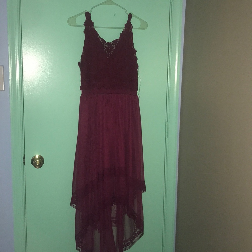 Burgundy Dress